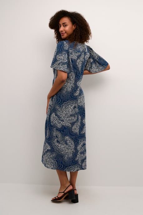 Jurk Relaxed fit blue white - Image 3