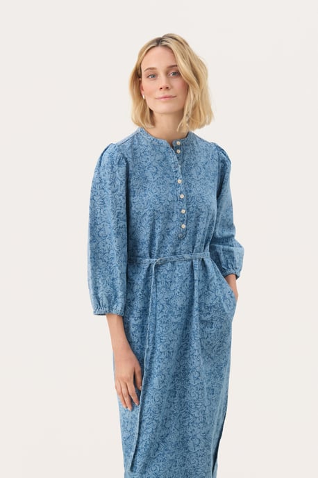 Jurk Easy fit blue - Image 4
