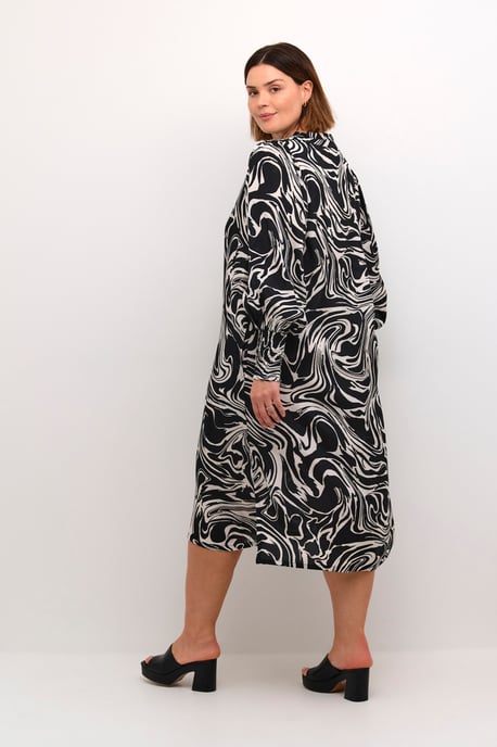 Jurk A-shape black white - Image 3