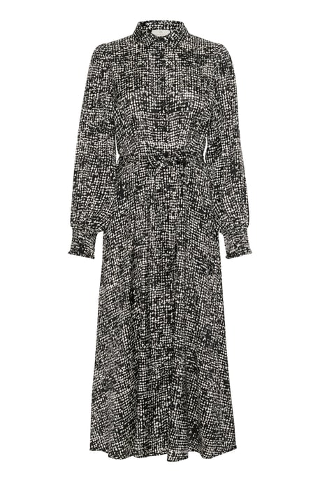 Jurk Regular fit black white - Image 4