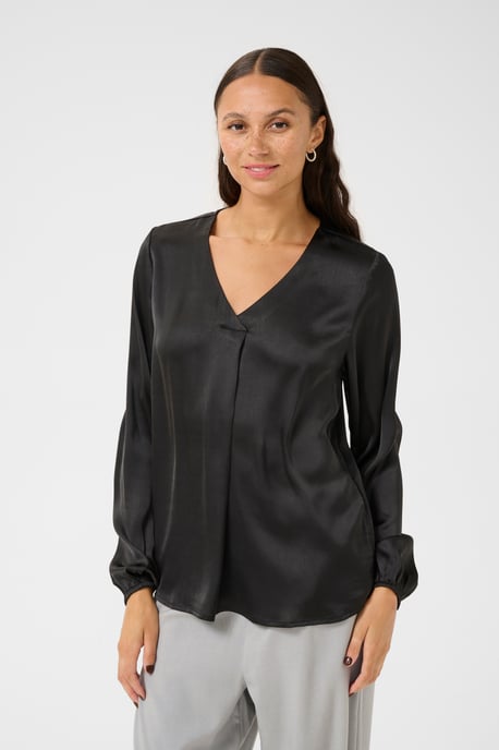 Mouwloos shirt Regular fit Black - Image 3