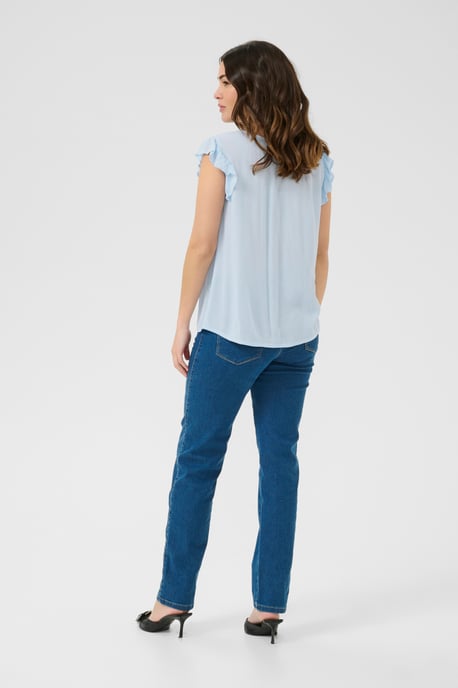 Blouse met korte mouwen Regular fit Windsurfer light blue - Image 2