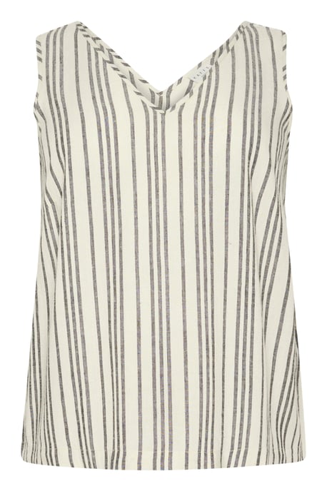 Mouwloos shirt Regular fit Moonstruck / Black Stripe - Image 4