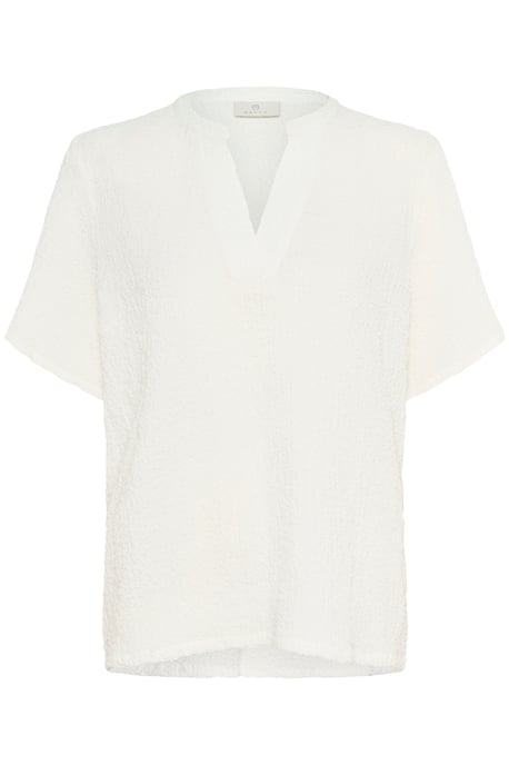 Blouse met korte mouwen Regular fit Chalk white - Image 4