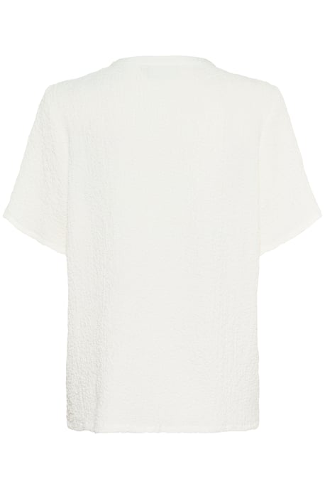 Blouse met korte mouwen Regular fit Chalk white - Image 5