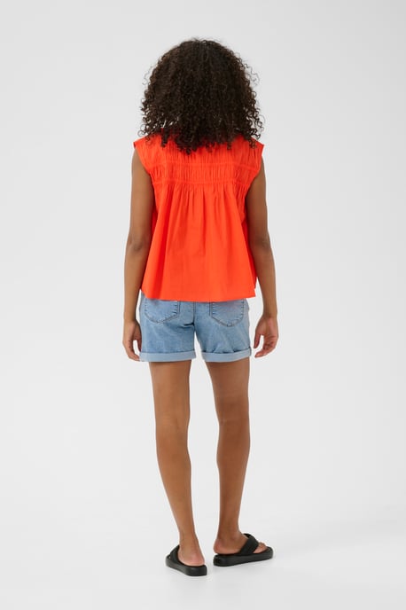 Mouwloos shirt A-shape Grenadine orange - Image 2