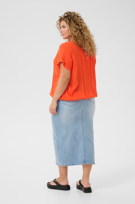 Blouse met korte mouwen Loose fit Grenadine - Image 2