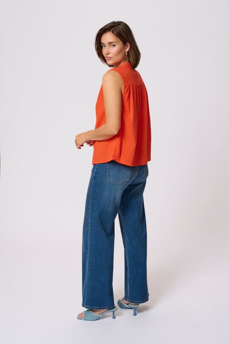 Blouse met korte mouwen Regular fit Grenadine - Image 2