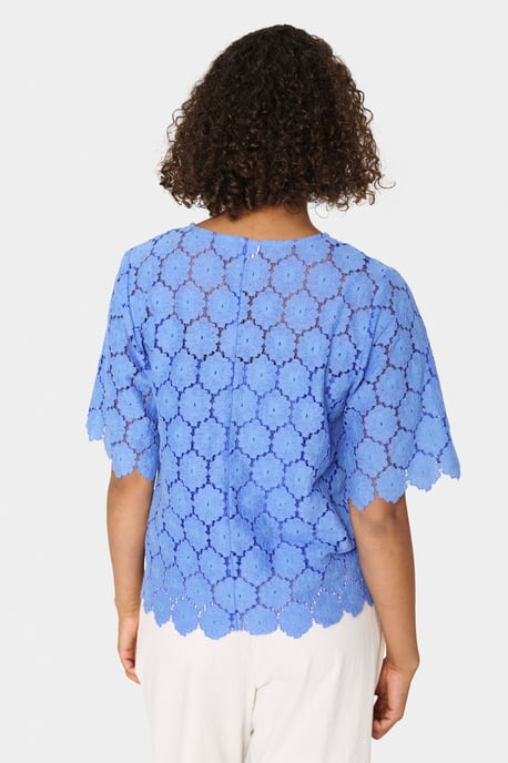 Blouse met korte mouwen Loose fit Provence - Image 3