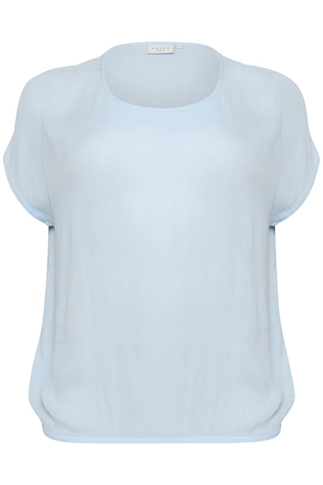 Blouse met korte mouwen Loose fit Celestial Blue light blue - Image 4