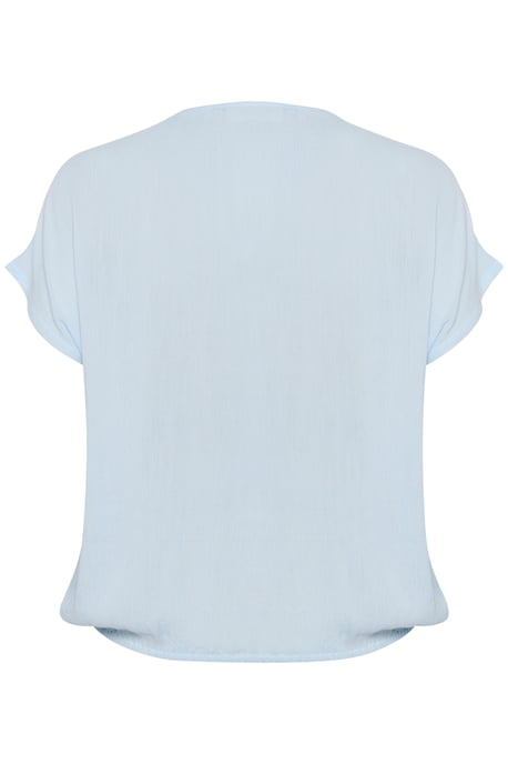 Blouse met korte mouwen Loose fit Celestial Blue light blue - Image 5