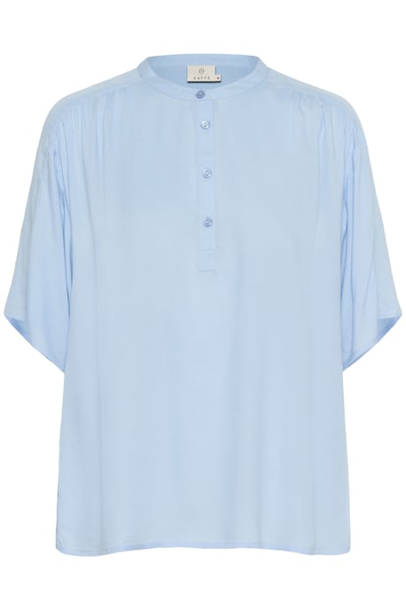 Blouse met korte mouwen Casual fit Windsurfer light blue - Image 4