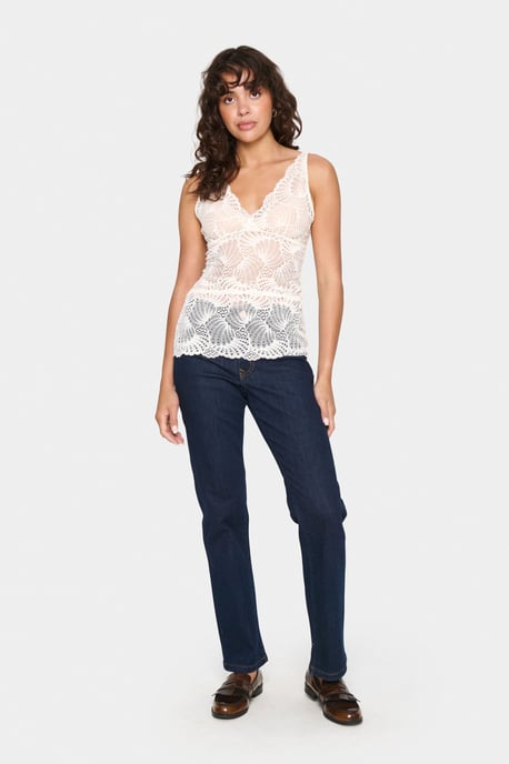 Jersey top Regular fit Ice white - Image 3