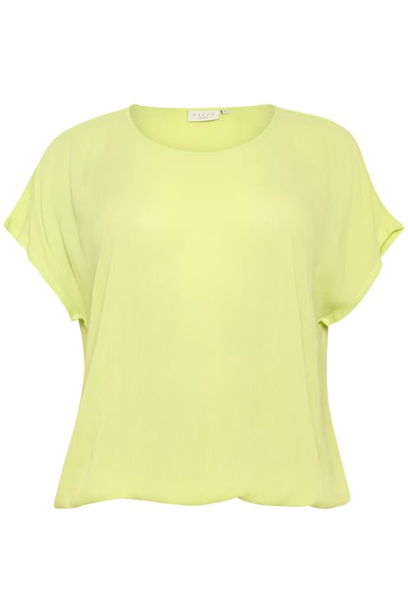 Blouse met korte mouwen Loose fit Lettuce Green - Image 4