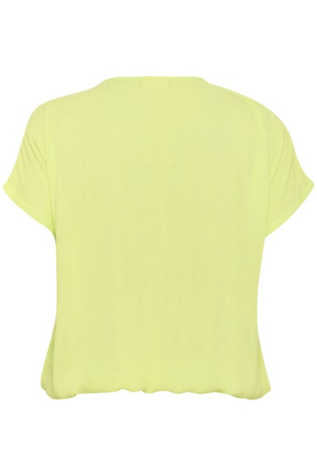 Blouse met korte mouwen Loose fit Lettuce Green - Image 5