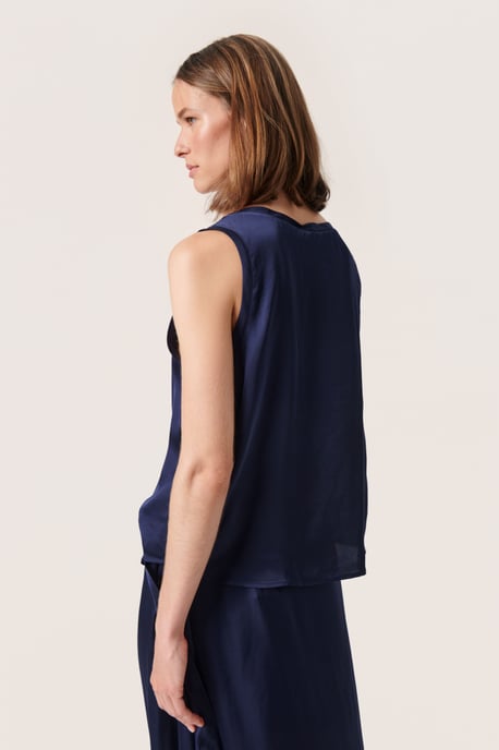 Mouwloos shirt Regular fit Night Sky dark blue - Image 5