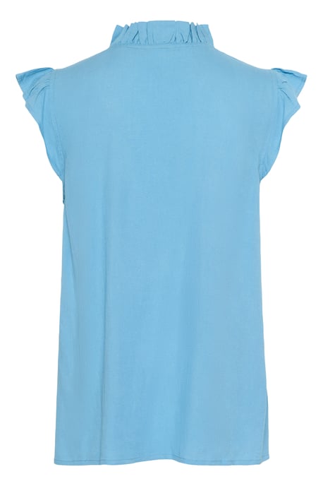 Blouse met korte mouwen Regular fit Heritage Blue light blue - Image 2