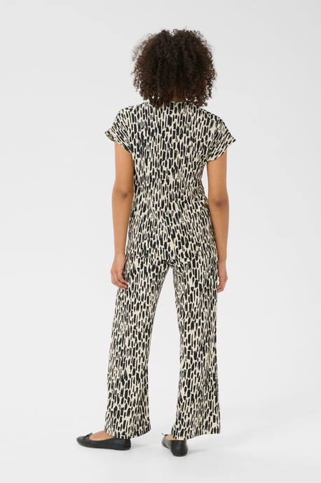 Mouwloos shirt Casual fit Turtledove/Black Paint Print white black - Image 2