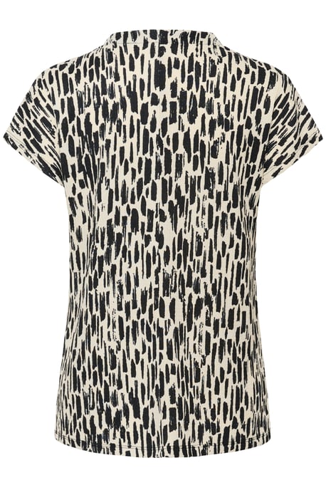 Mouwloos shirt Casual fit Turtledove/Black Paint Print white black - Image 5