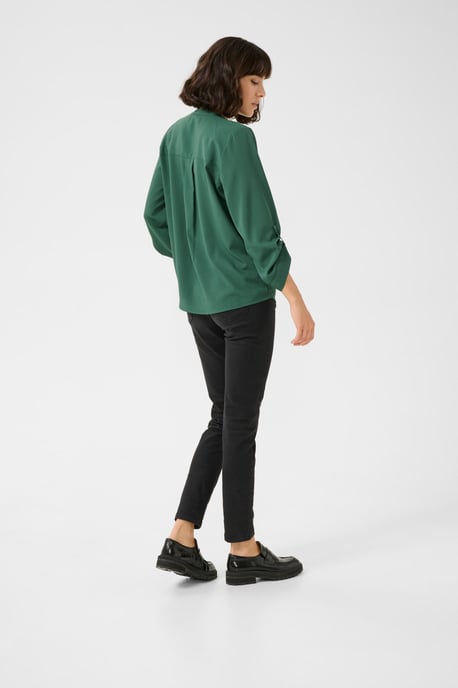 Blouse met korte mouwen Regular fit Garden Topiary green - Image 2