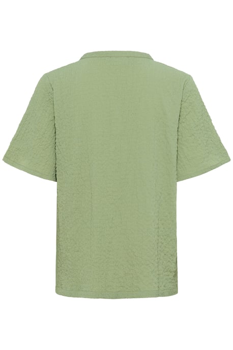 Blouse met korte mouwen Regular fit Oil Green - Image 5