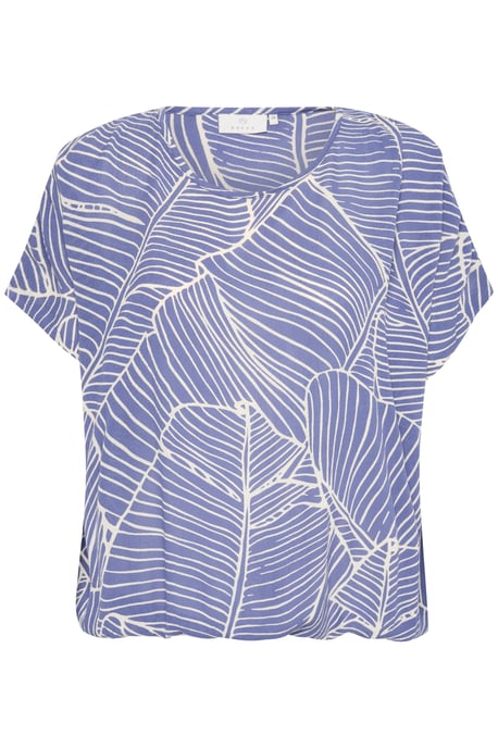 Mouwloos shirt Loose fit Indigo Blue/Turtledove Leaf - Image 4