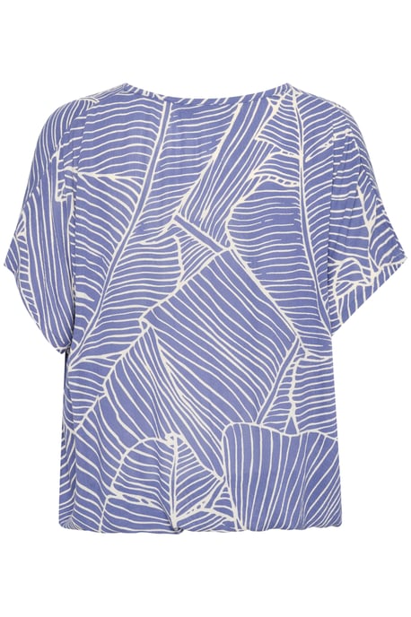 Mouwloos shirt Loose fit Indigo Blue/Turtledove Leaf - Image 5