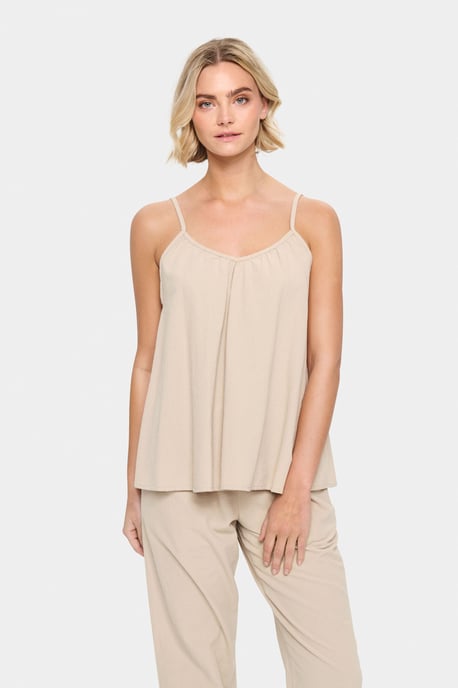 Mouwloos shirt Loose fit Plaza Taupe - Image 2