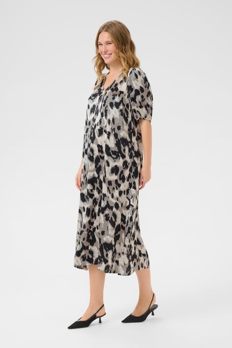 Jurk Casual fit Grey Leopard Print - Image 2