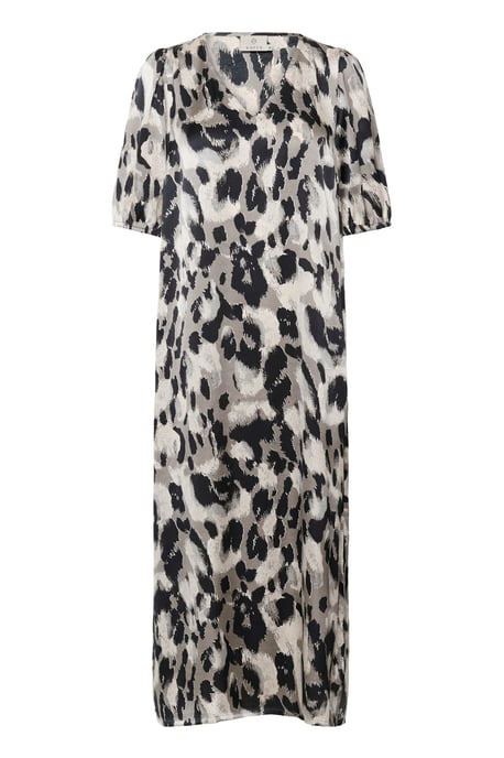 Jurk Casual fit Grey Leopard Print - Image 4