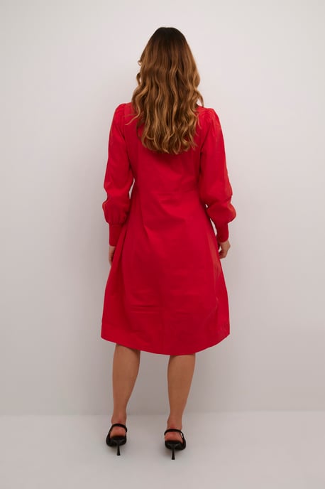 Jurk Feminine Fiery Red - Image 3