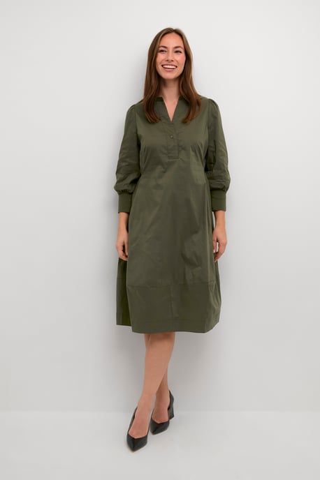 Jurk Feminine Burnt Olive - Image 2