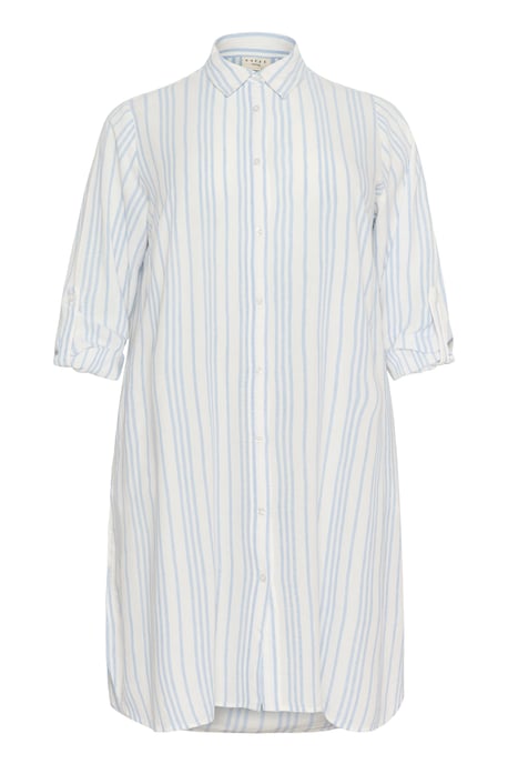 Jurk Loose fit Chalk/Soft Chambray Stripe white blue - Image 4