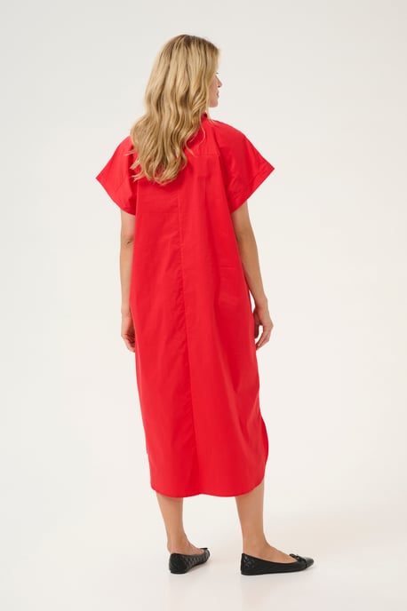 Jurk Oversize fit Fiery Red - Image 3