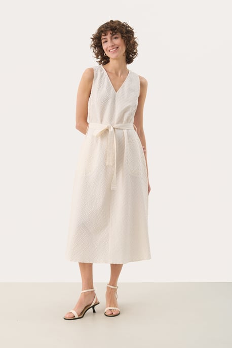 Jurk Regular fit Eggnog white - Image 1