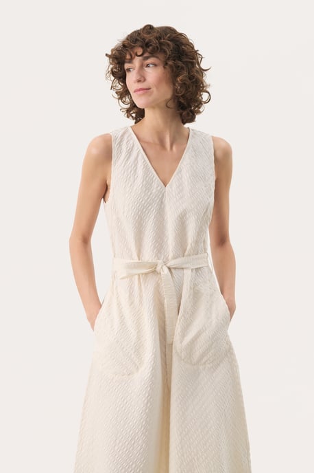 Jurk Regular fit Eggnog white - Image 2