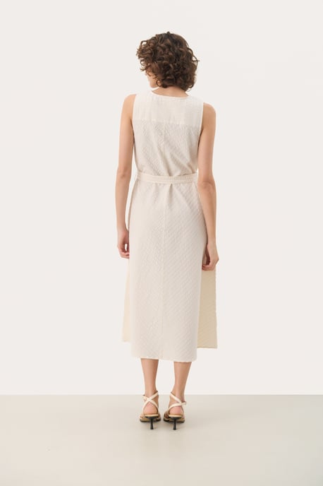 Jurk Regular fit Eggnog white - Image 3