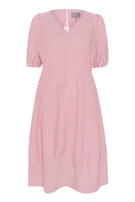 Jurk Casual fit White/Red Stripe white red - Image 4