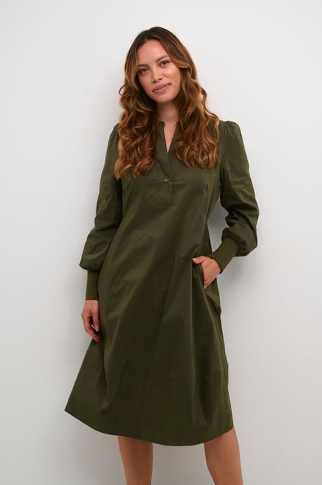 Jurk Feminine Burnt Olive - Image 2