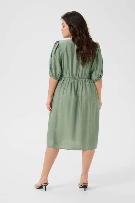 Jurk Regular fit Oil Green - Image 2