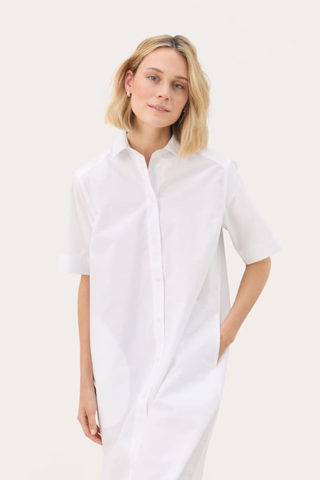 Jurk Baggy fit Bright White - Image 2