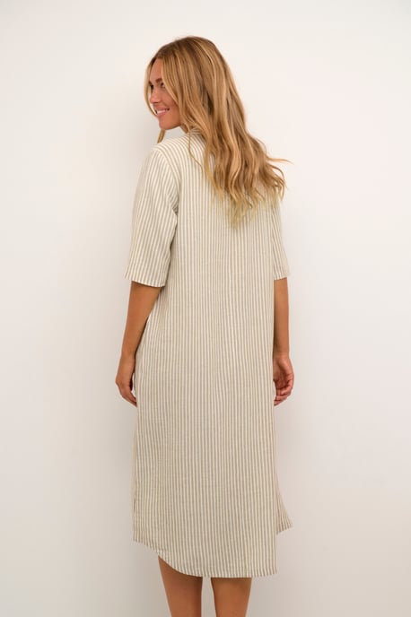 Jurk Relaxed fit Chinchilla/Chalk Stripe multicolour - Image 4