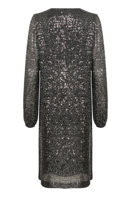 Jersey jurk A-shape Silver Sequin - Image 5