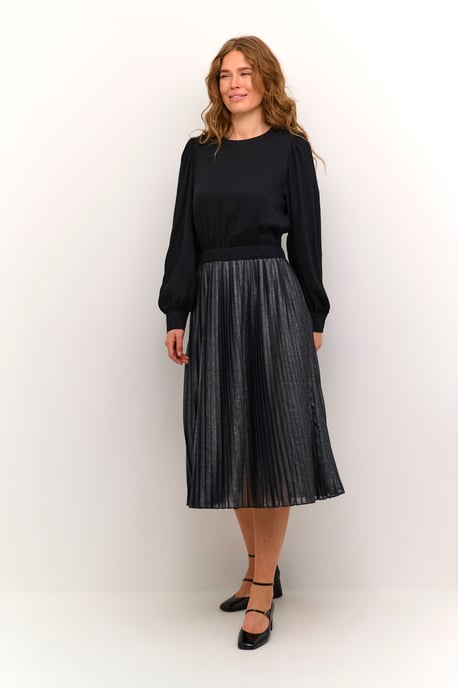 Jersey jurk Relaxed fit Silver metallic - Image 3