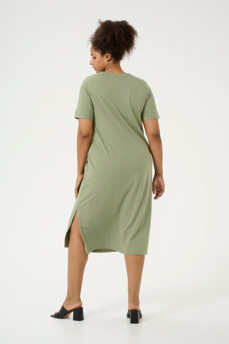 Jurk A-shape Oil Green - Image 3