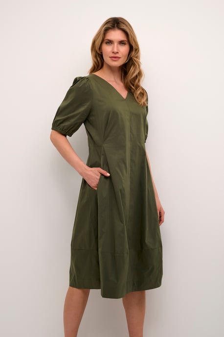 Jurk Casual fit Burnt Olive - Image 2