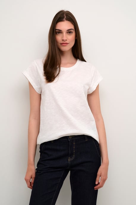 T-shirt Regular fit Spring Gardenia white - Image 4