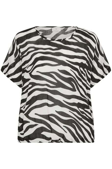 Mouwloos shirt Loose fit Black/Chalk Animal Print - Image 4
