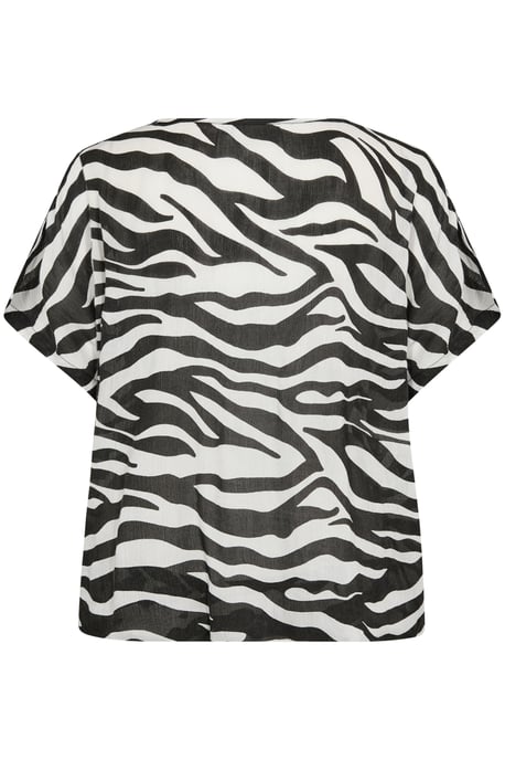 Mouwloos shirt Loose fit Black/Chalk Animal Print - Image 5