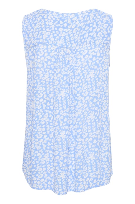 Mouwloos shirt Regular fit Vista Blue / Chalk Flower floral - Image 5